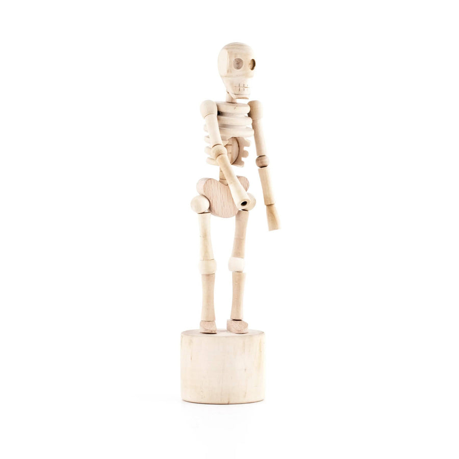 Kikkerland Wooden Toys Skeleton Lazy Bones