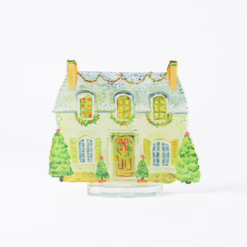 Kimberly Hodges Art and Design Home Christmas Cottage Acrylic House