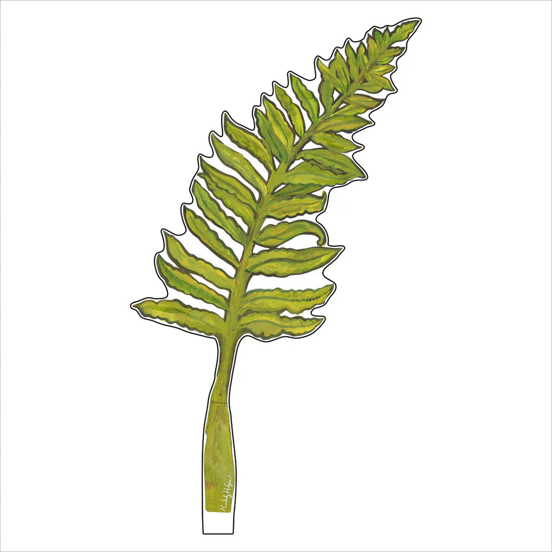 Kimberly Hodges Art and Design Home Classic Fern Small Acrylic Flower