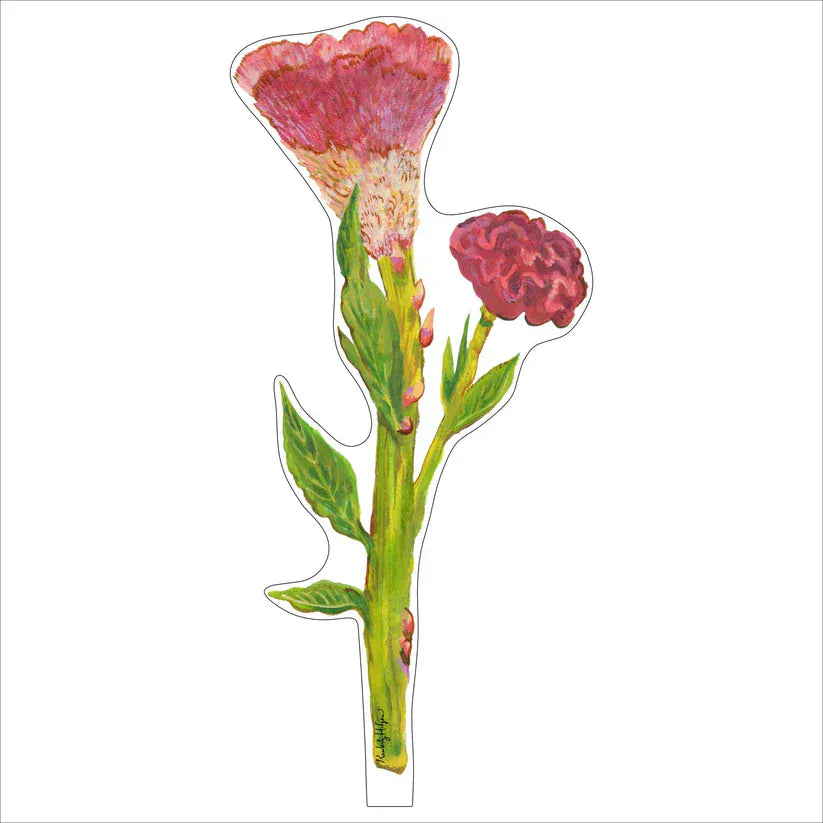 Kimberly Hodges Art and Design Home Cockscomb Small Acrylic Flower