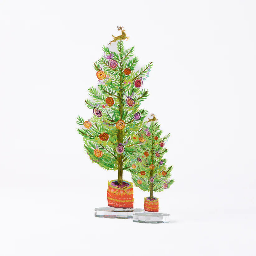 Kimberly Hodges Art and Design Home Fig and Orange Tree Small Acrylic Flower