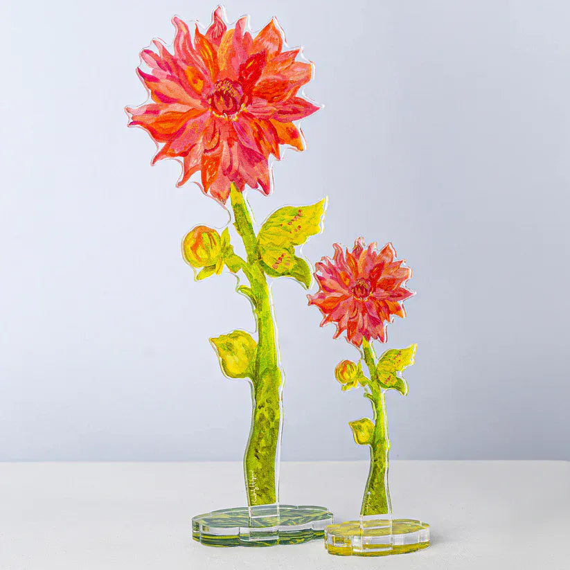 Kimberly Hodges Art and Design Home Sonic Bloom Dahlia Large Acrylic Flower