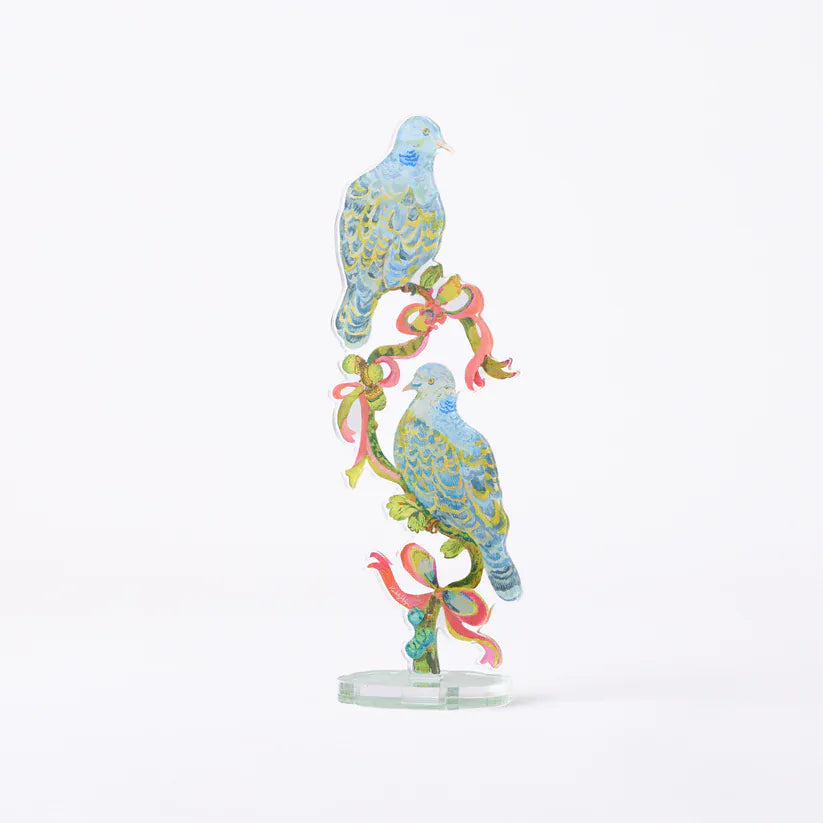 Kimberly Hodges Art and Design Home Two Turtle Doves Acrylic Flower