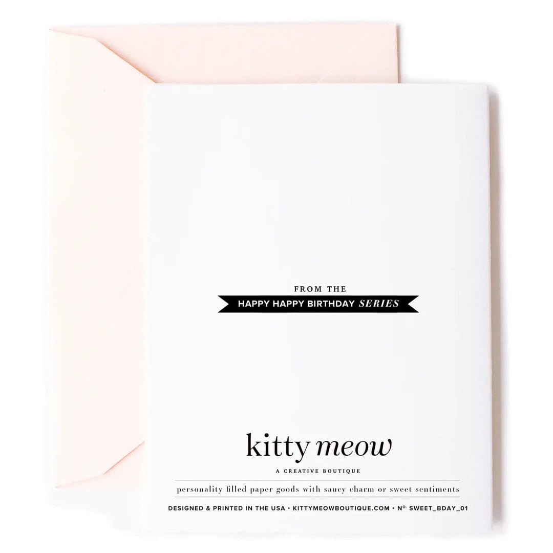 Kitty Meow Boutique Card Another Year Graced Birthday Card