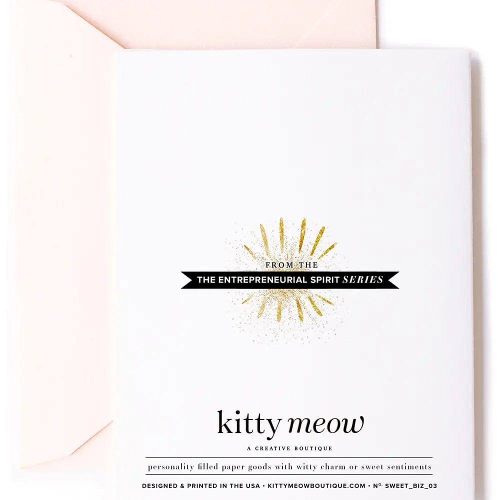 Kitty Meow Boutique Card Your Business Means the World Card