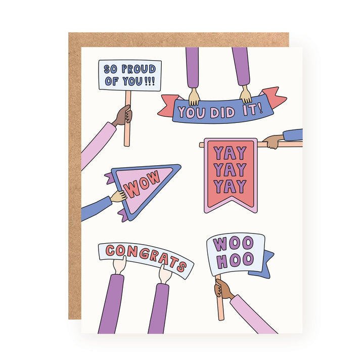 Kwohtations Card Yay You Did It Congratulations Card