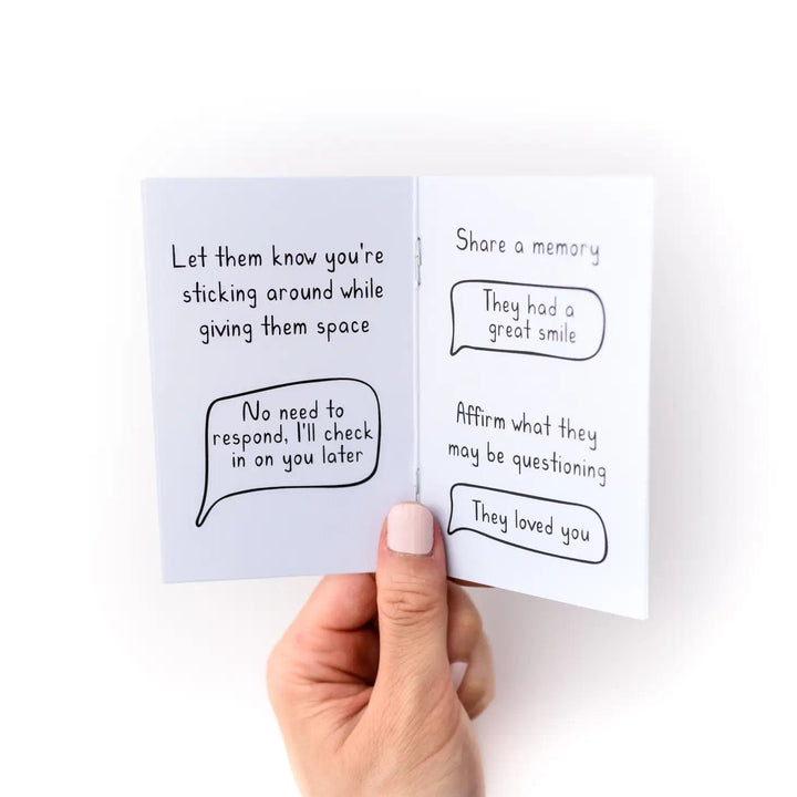 Kwohtations Cards Book What to Write in a Condolence Card Zine