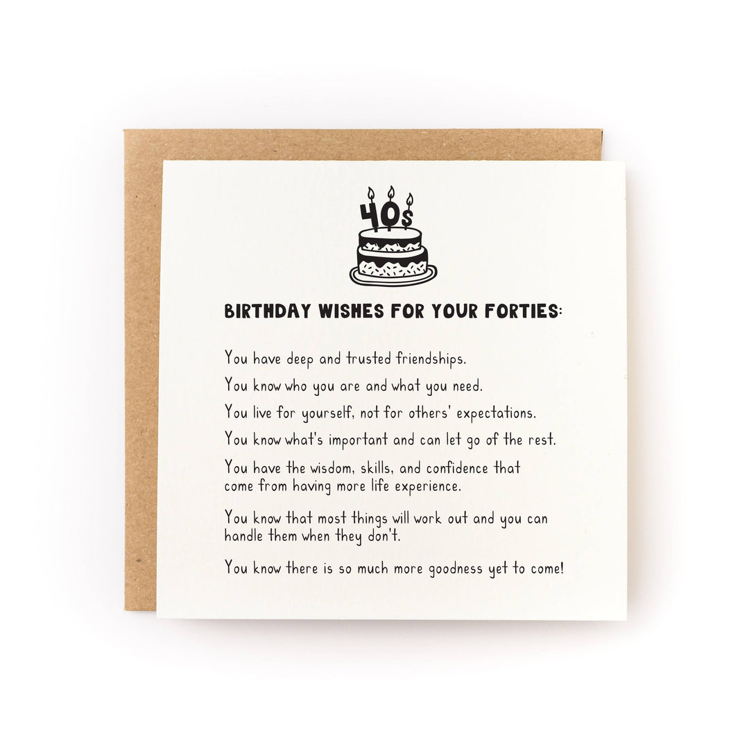 Kwohtations Cards Card Forties Birthday Wishes Birthday Card