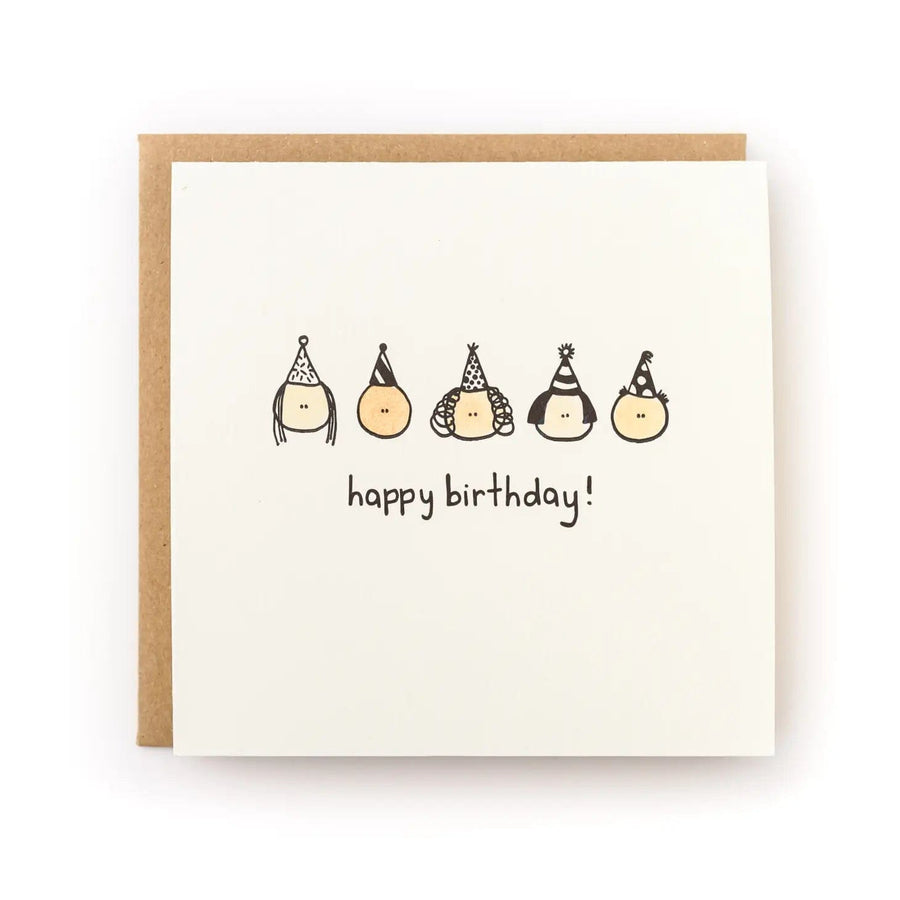 Kwohtations Cards Card Party Hat Birthday Card