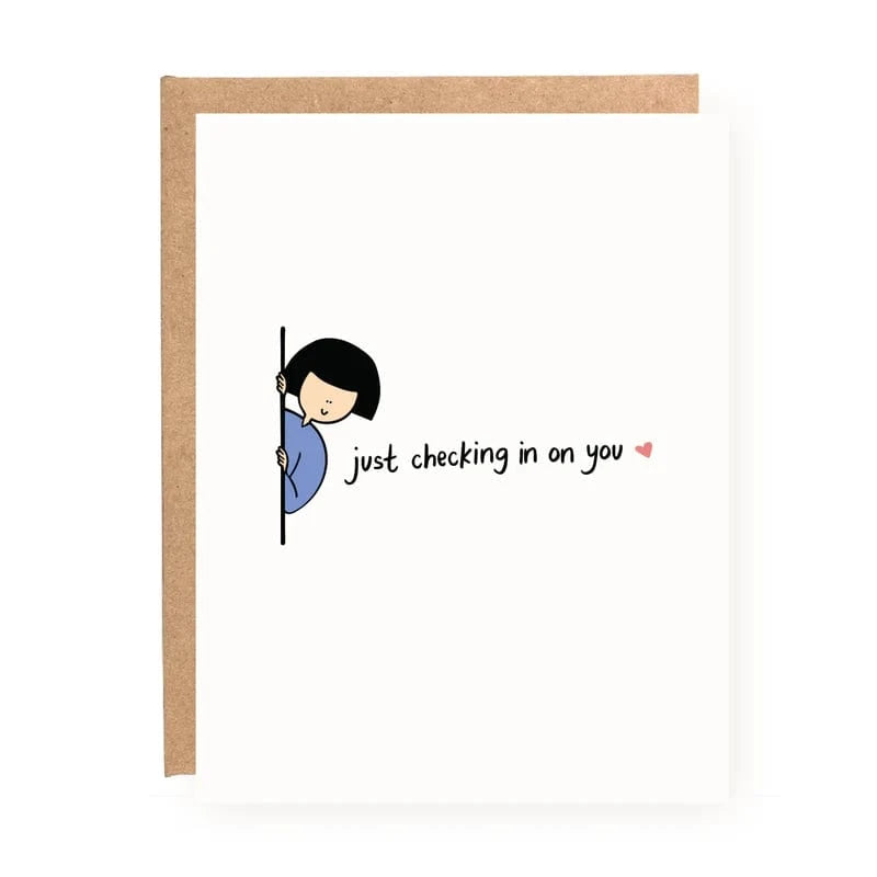 Kwohtations Cards Cards Just Checking In on You Friendship Card