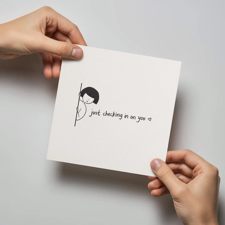 Kwohtations Cards Cards Just Checking In on You Friendship Card