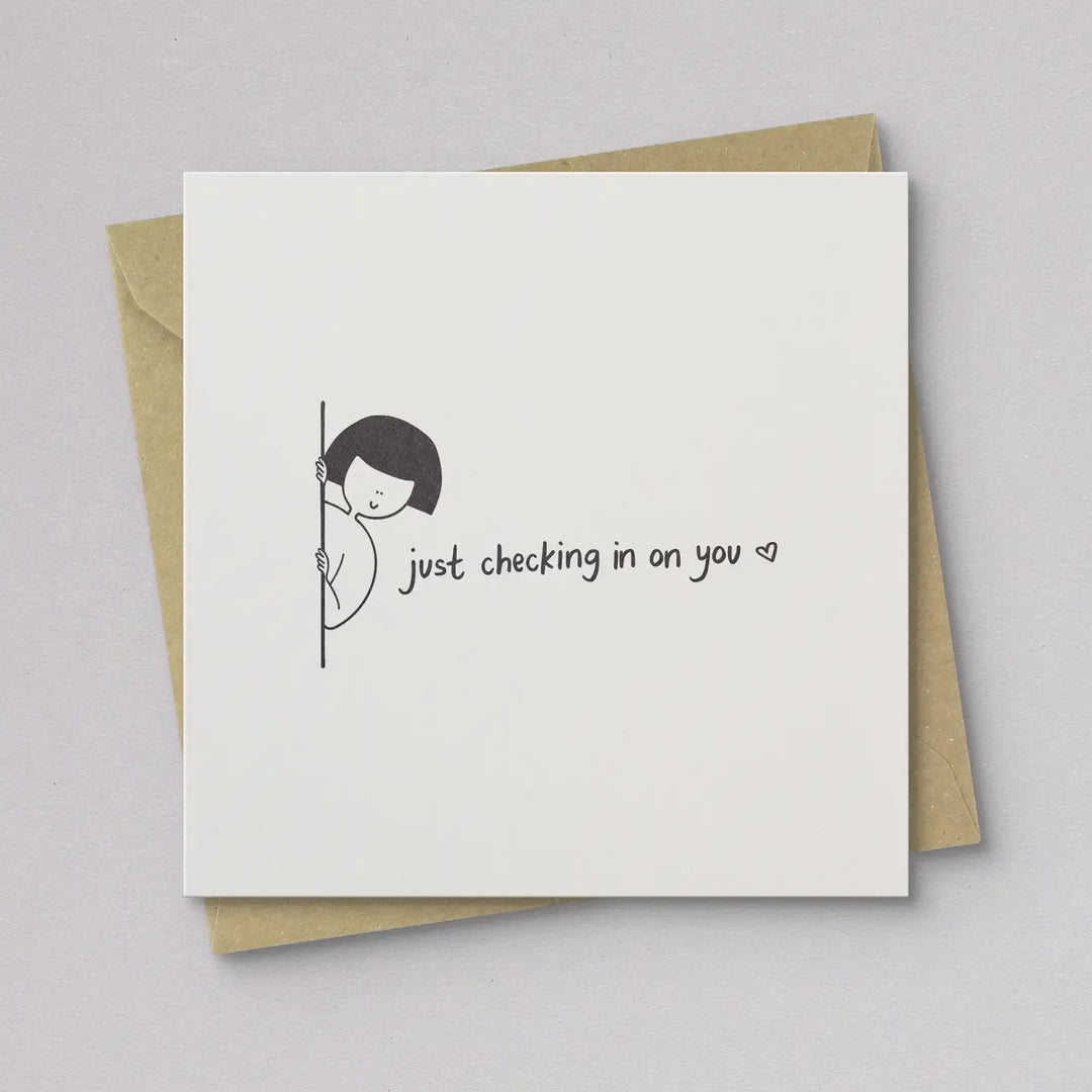 Kwohtations Cards Cards Just Checking In on You Friendship Card