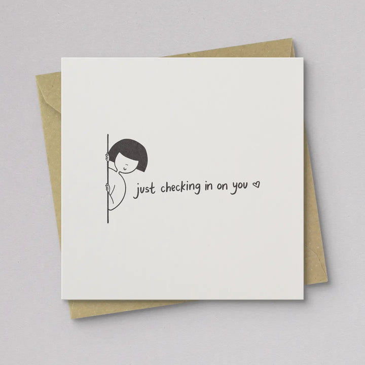 Kwohtations Cards Cards Just Checking In on You Friendship Card