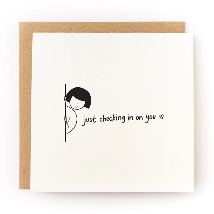Kwohtations Cards Cards Just Checking In on You Friendship Card