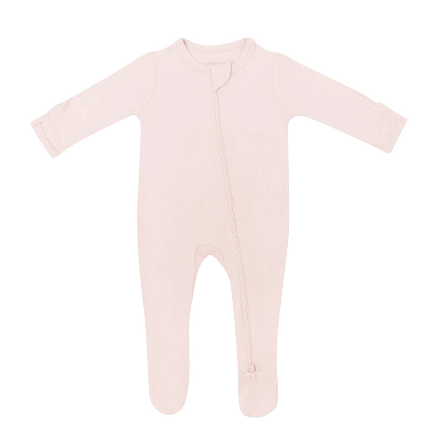 Kyte Baby Footie Preemie Zippered Footie in Blush