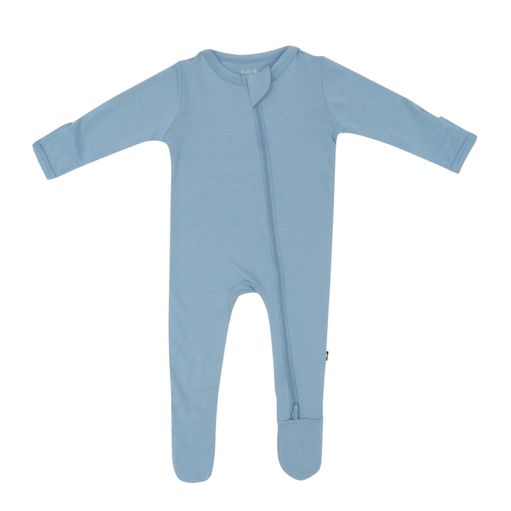 Kyte Baby Footie Preemie Zippered Footie in Slate