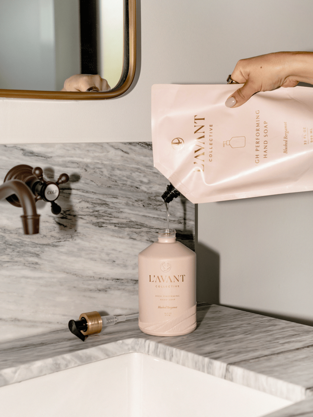 L'AVANT Collective Gifts Hand Soap Refill Pouch Blushed Bergamot