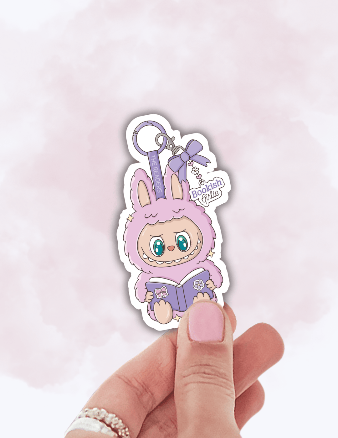 Lalatina Shop Cards Bookish Girlie Lafufu Sticker