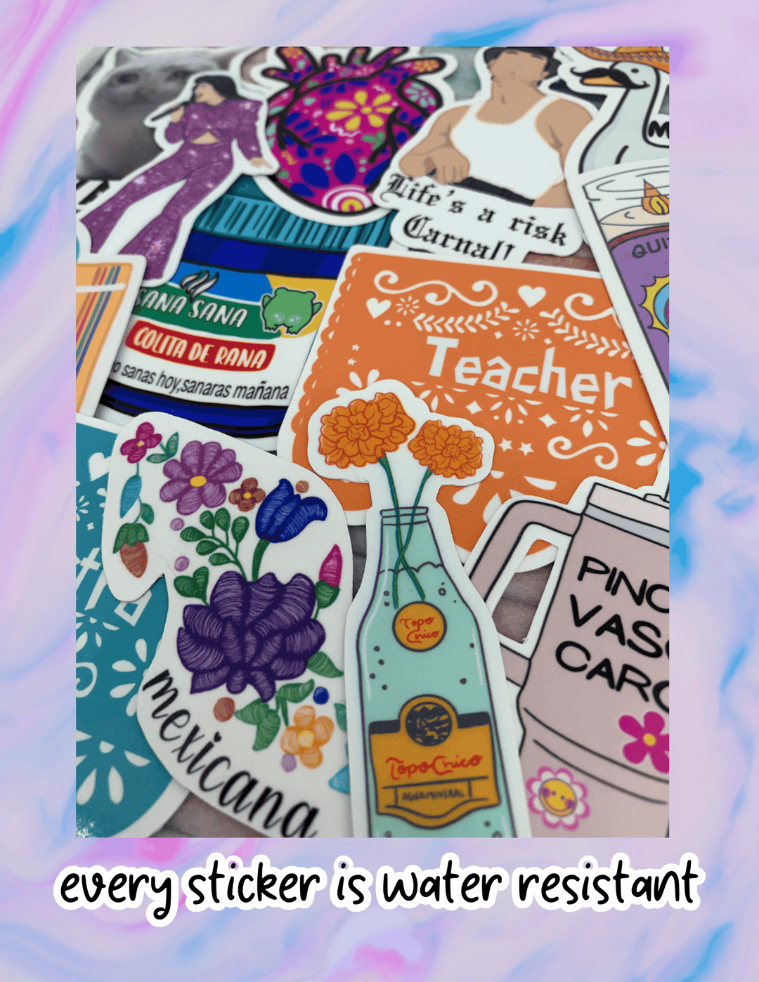 Lalatina Shop Cards K-pop Ramen Sticker