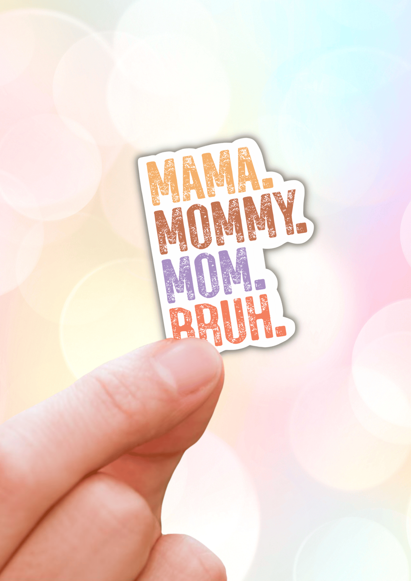 Lalatina Shop Cards Mama Mommy Mom Bruh Sticker