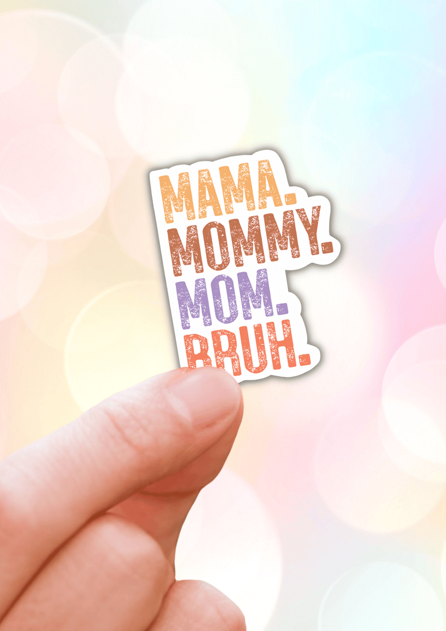 Lalatina Shop Cards Mama Mommy Mom Bruh Sticker