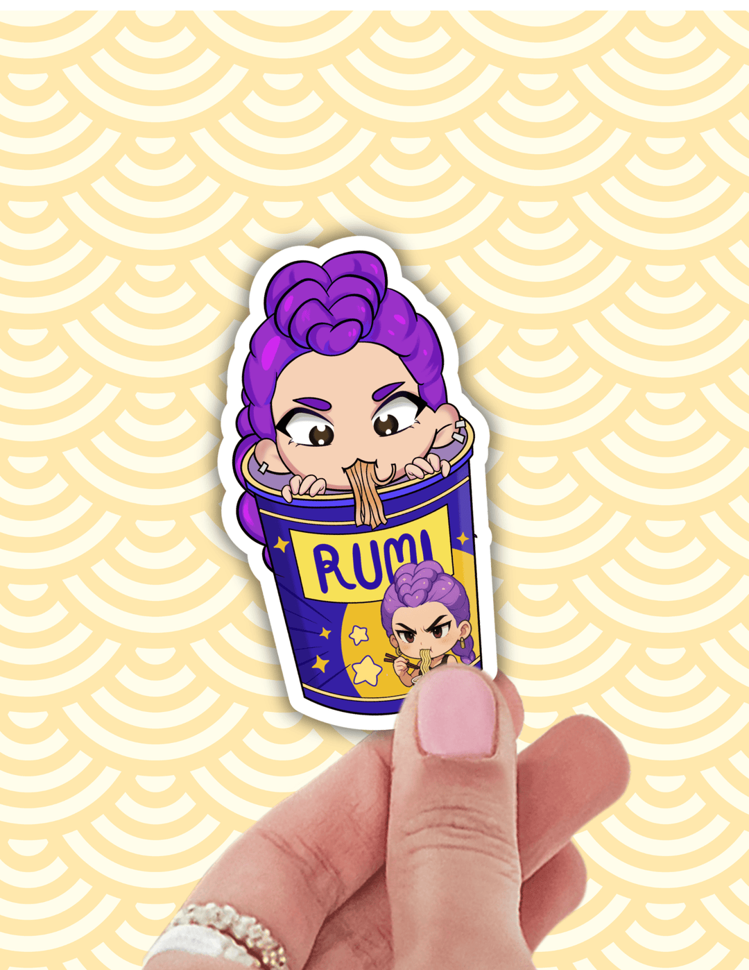 Lalatina Shop Cards Rumi Ramen K-pop Sticker