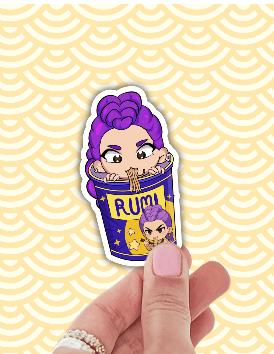 Lalatina Shop Cards Rumi Ramen K-pop Sticker