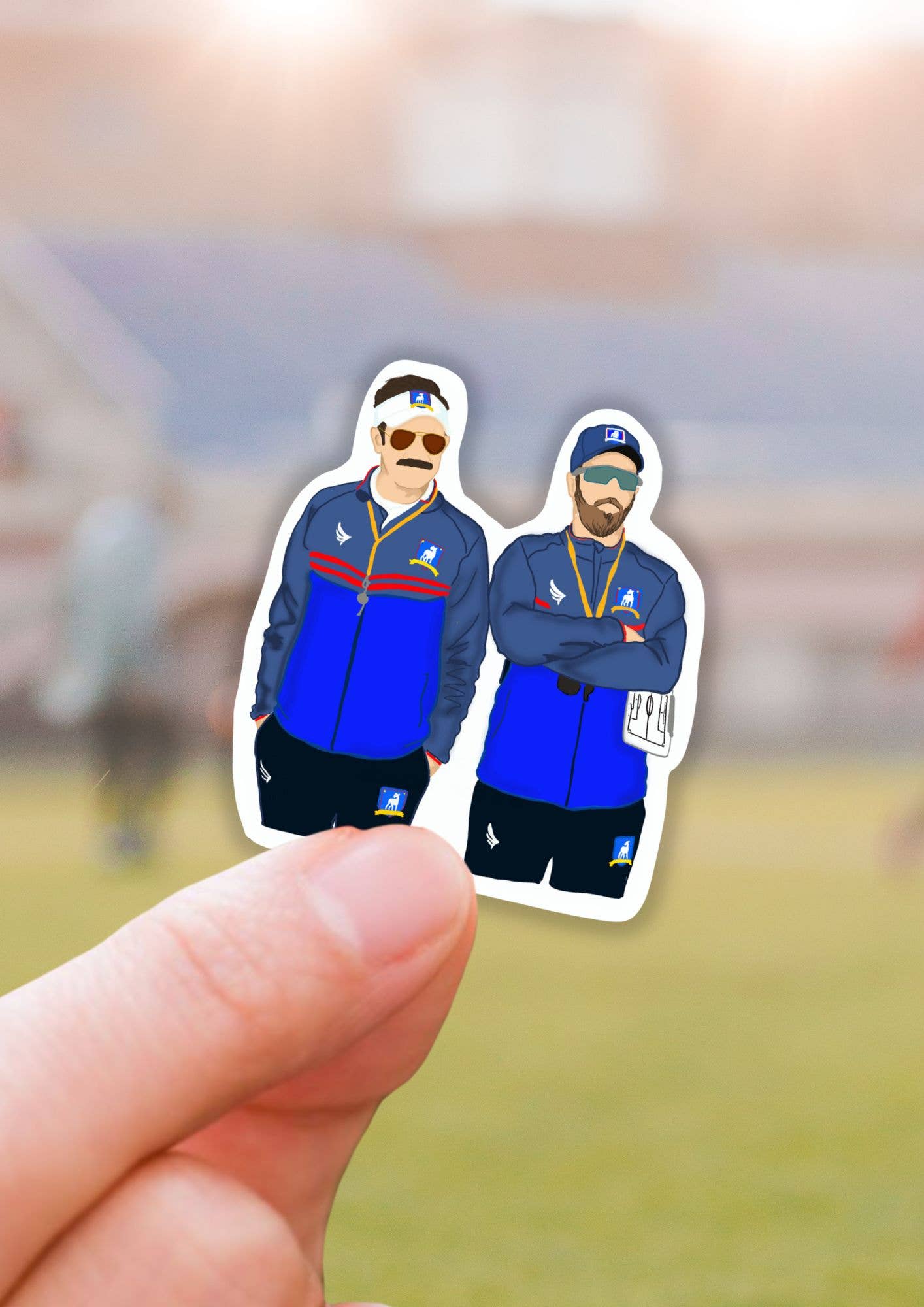 Lalatina Shop Cards Ted Lasso Sticker