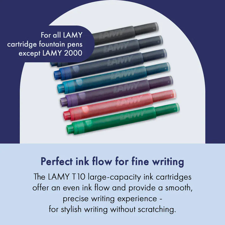 Lamy Paper LAMY T10 Green Fountain Pen Ink Cartridges