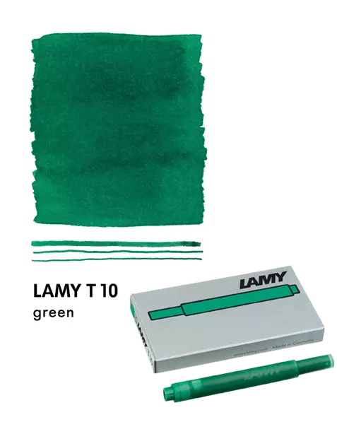 Lamy Paper LAMY T10 Green Fountain Pen Ink Cartridges
