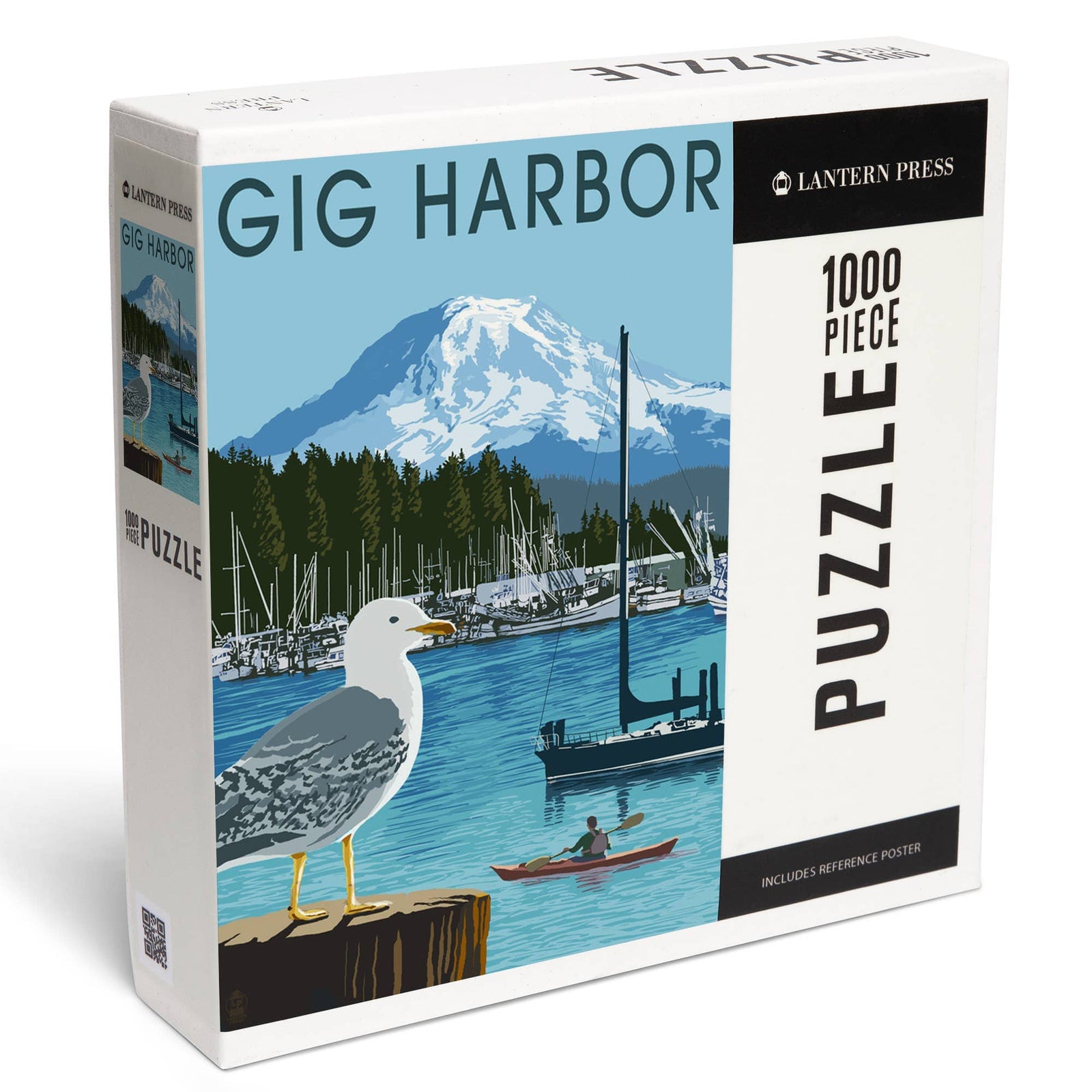 Lantern Press Gifts 1000 Piece Puzzle Gig Harbor, Washington, Day Scene