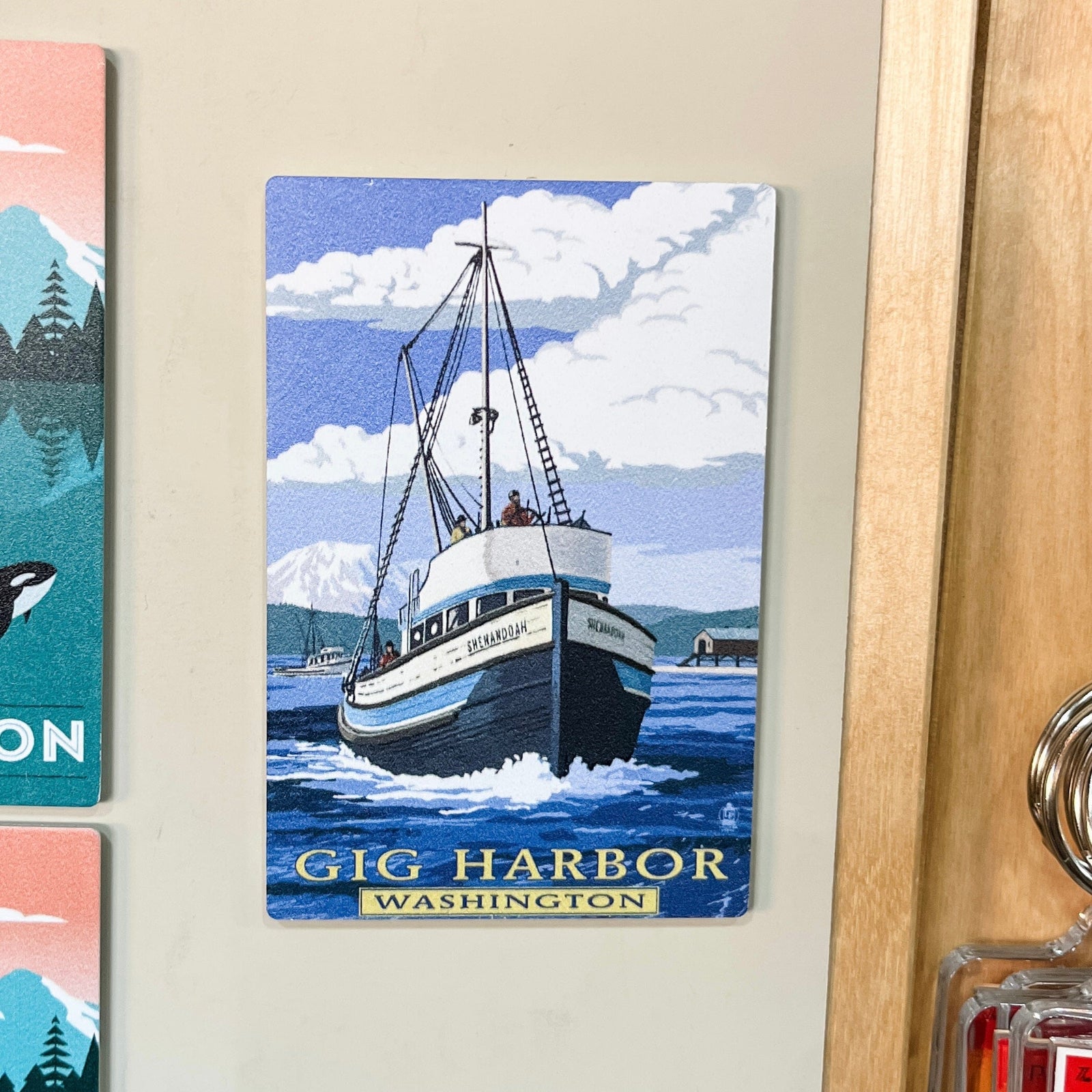Lantern Press Magnet Gig Harbor, Washington Shenandoah Magnet