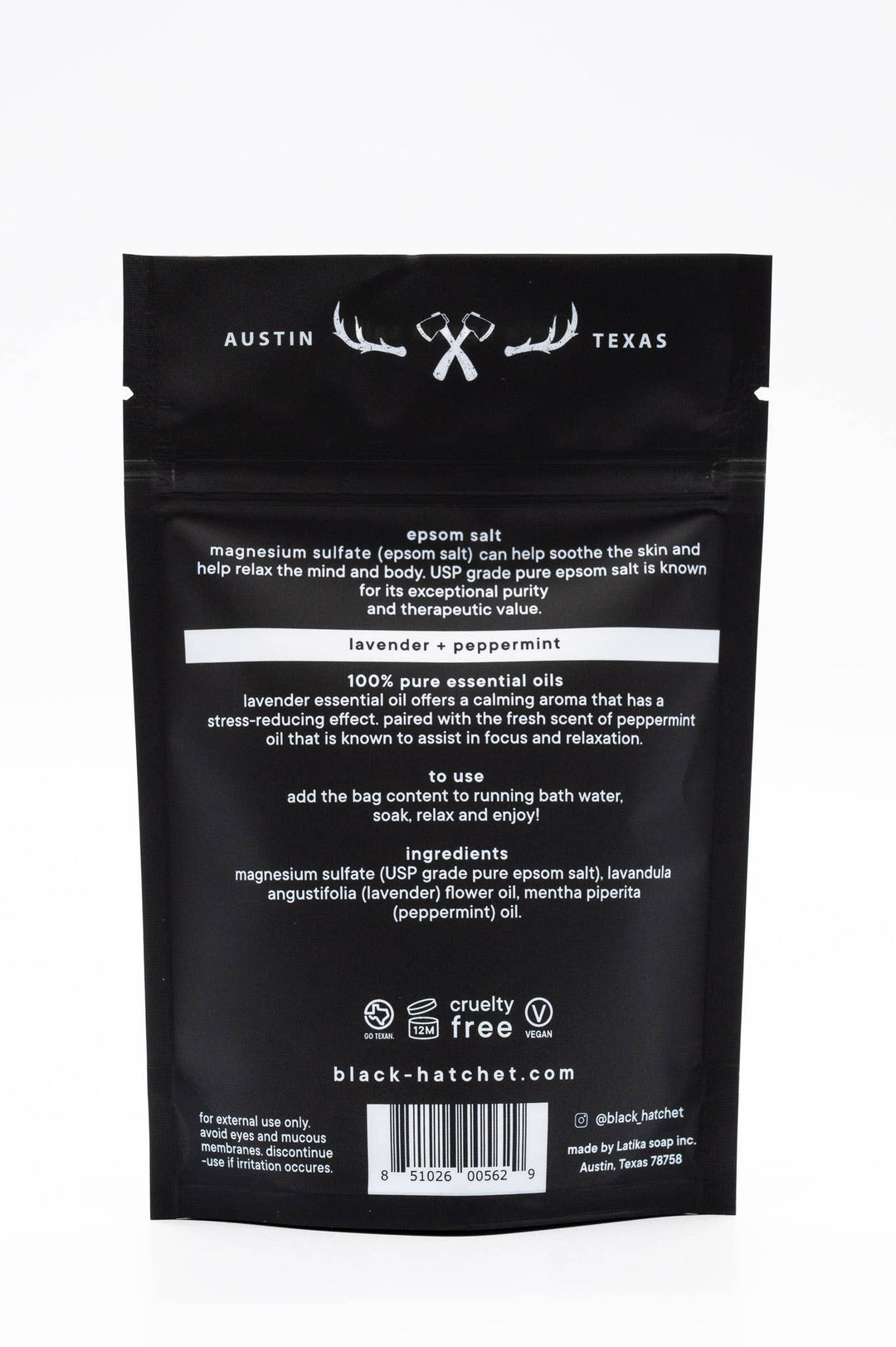 Latika Beauty Gifts Black Hatchet - Relax Bath Soak