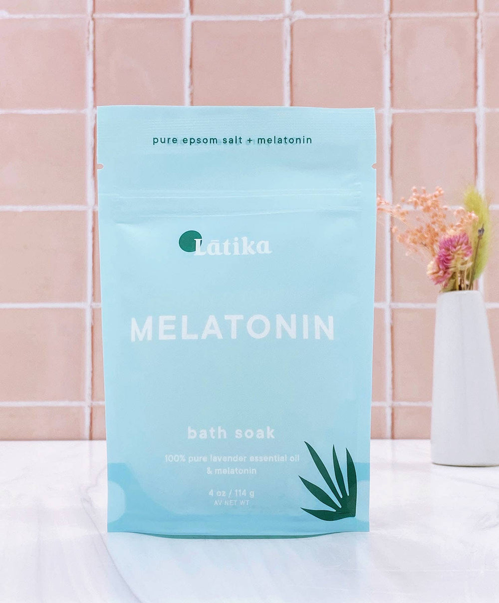 Latika Beauty Gifts Cozy Christmas Melatonin Bath Soak – Sleep Assist