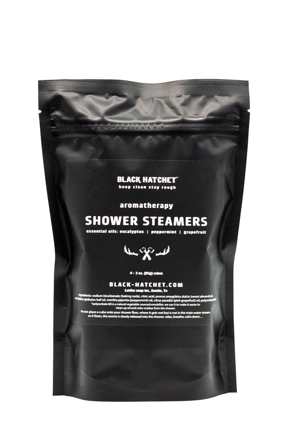 Latika Beauty Gifts Shower Steamers – Black Hatchet