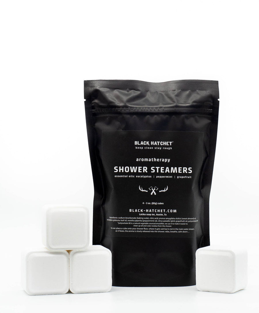 Latika Beauty Gifts Shower Steamers – Black Hatchet