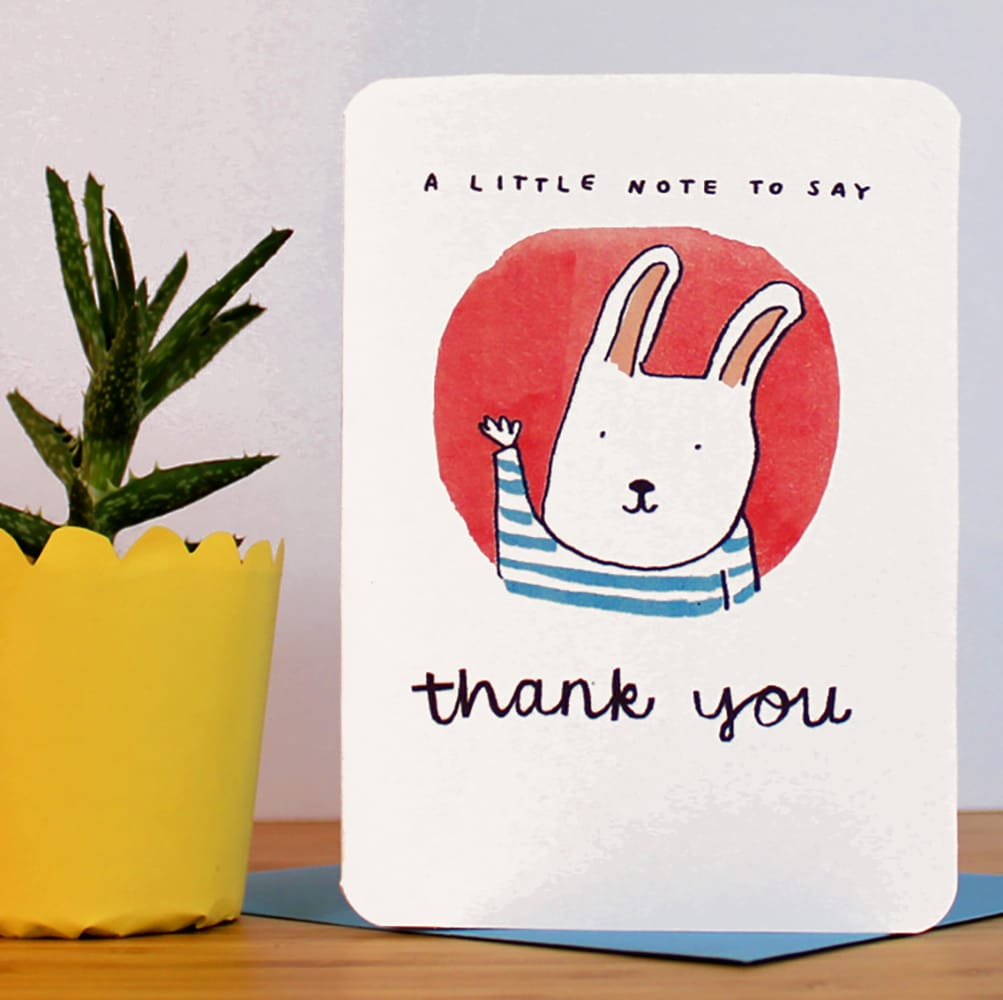 Laura Skilbeck Cards A Little Thank You Note Card