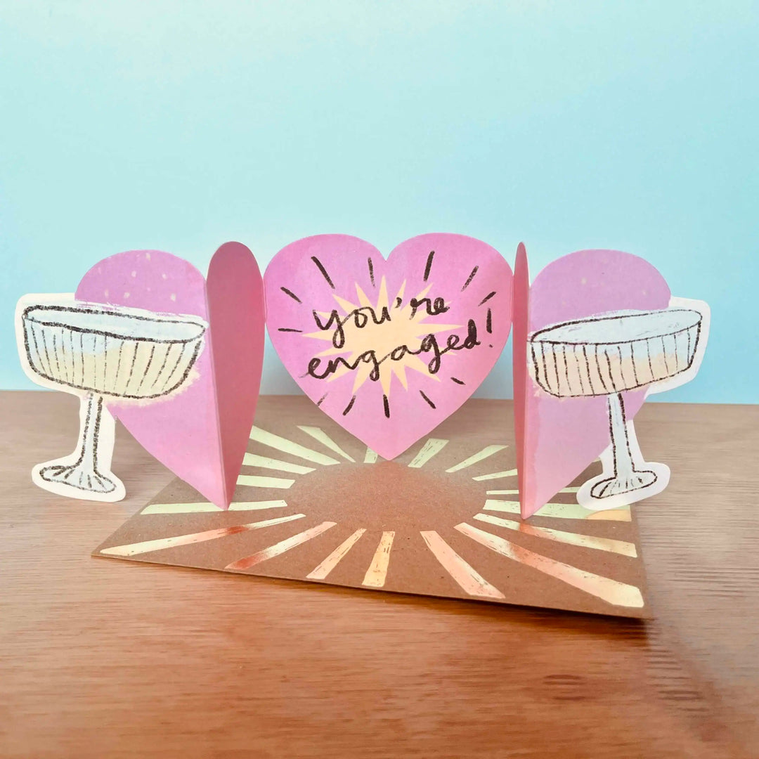 Laura Skilbeck Cards Clinking Glasses Card