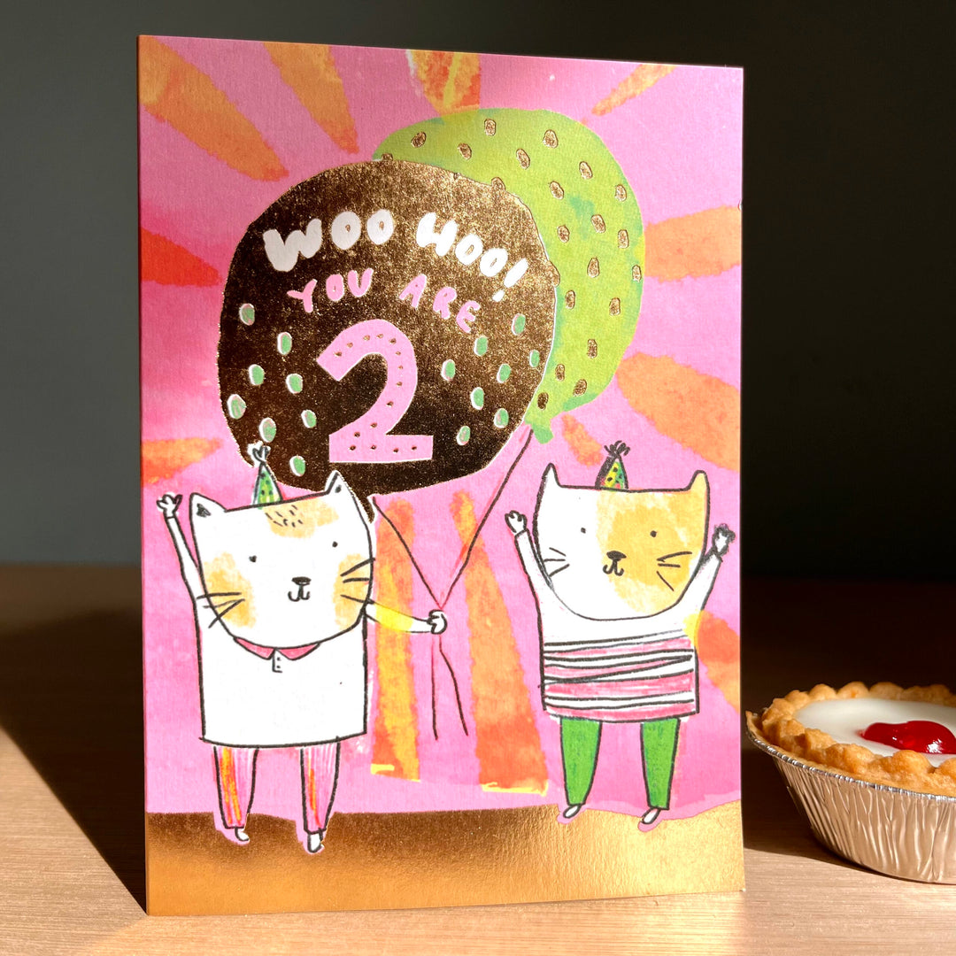 Laura Skilbeck Cards Two Today Birthday Card