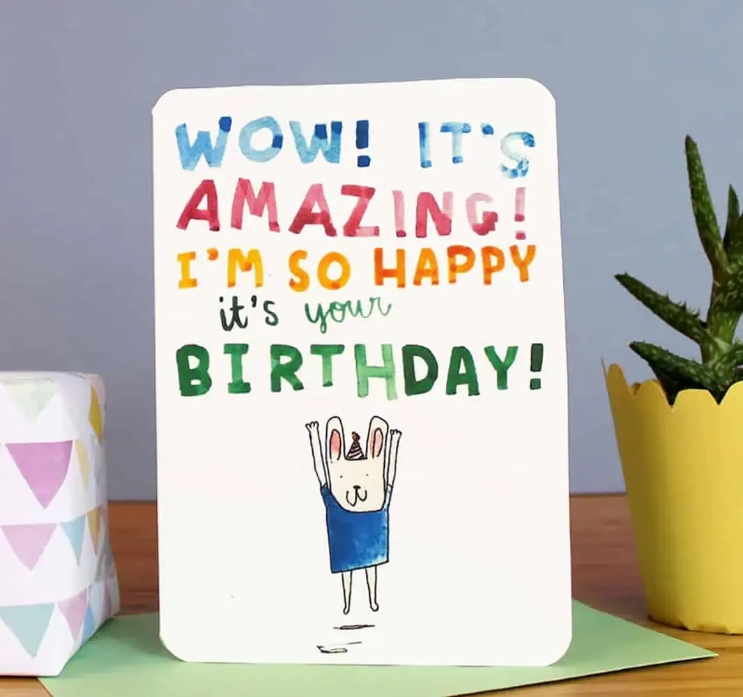 Laura Skilbeck Cards WOW! Amazing It's Your Birthday Card