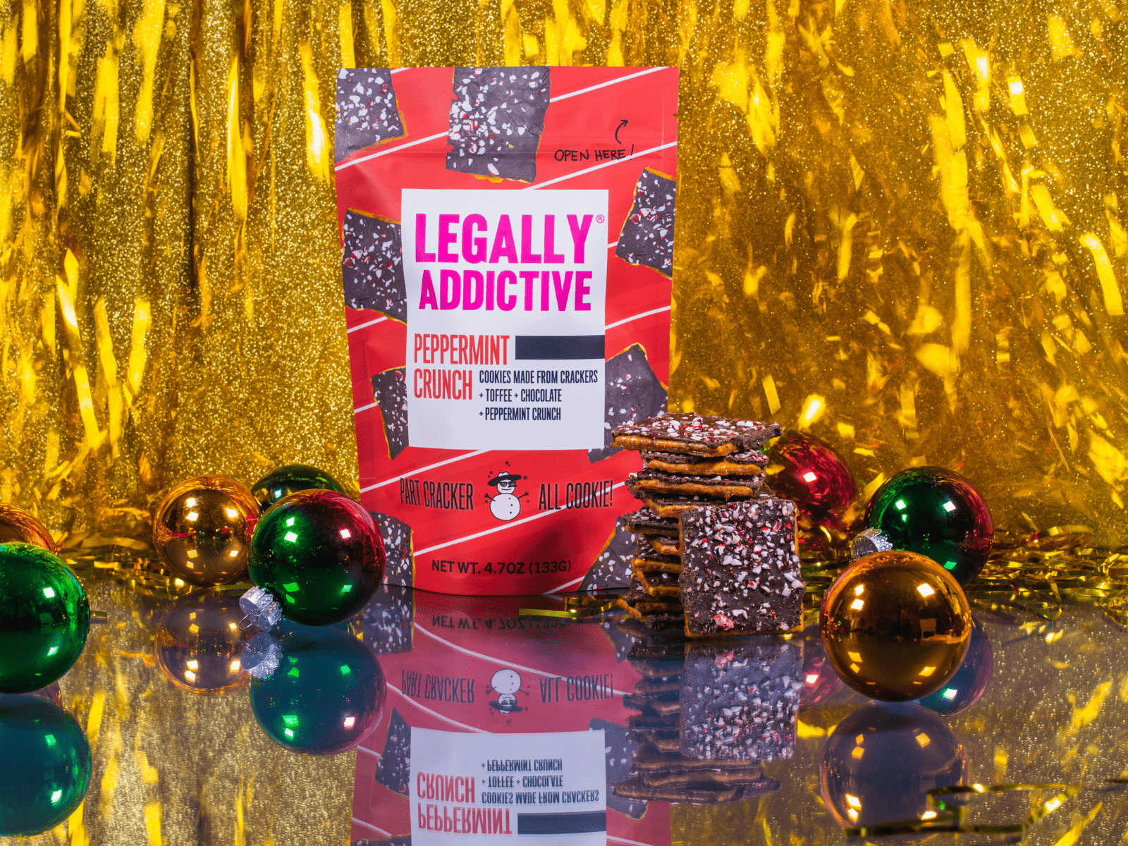 Legally Addictive Foods Treats Peppermint Crunch - Holiday Cookie