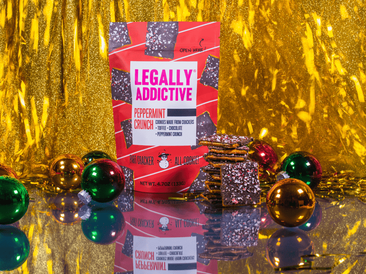 Legally Addictive Foods Treats Peppermint Crunch - Holiday Cookie
