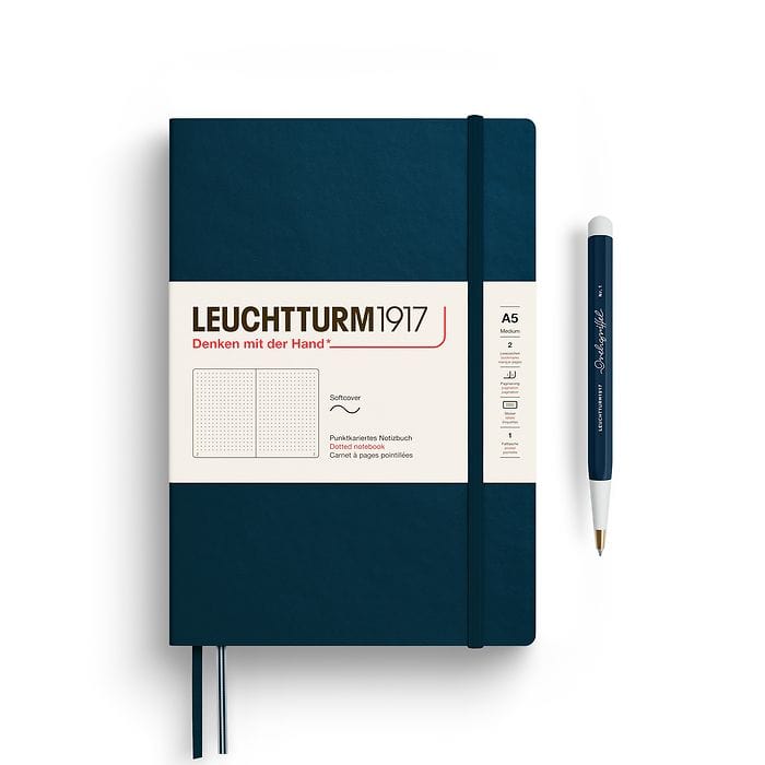 Leuchtturm1917 Journal Deep Sea / Dot Grid Leuchtturm1917 Notebook Medium (A5) - Softcover