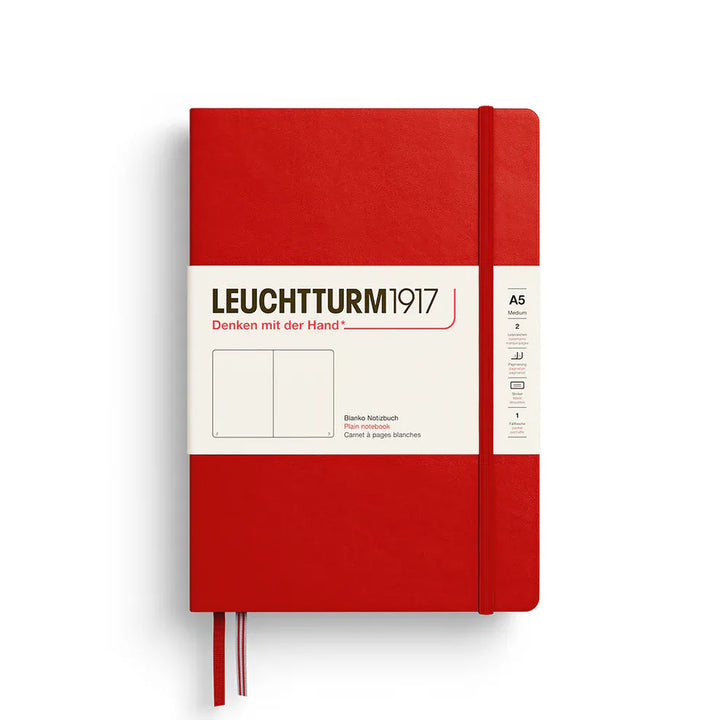 Leuchtturm1917 Paper Blank / Cherry Leuchtturm1917 Notebook Medium (A5) - Hardcover