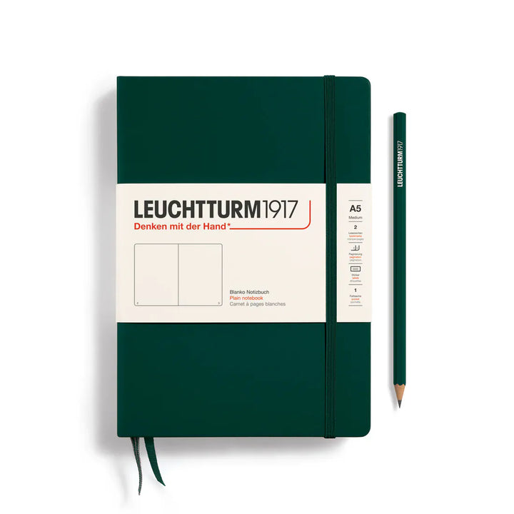 Leuchtturm1917 Paper Blank / Forest Green Leuchtturm1917 Notebook Medium (A5) - Hardcover