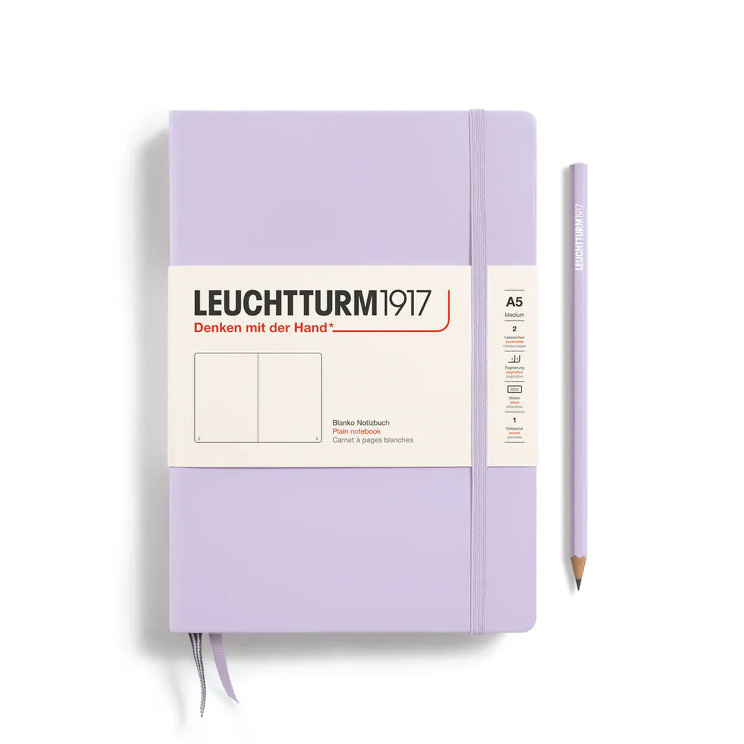 Leuchtturm1917 Paper Blank / Lilac Leuchtturm1917 Notebook Medium (A5) - Hardcover