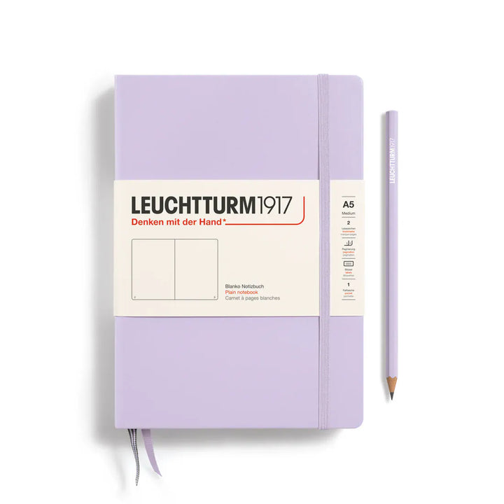 Leuchtturm1917 Paper Blank / Lilac Leuchtturm1917 Notebook Medium (A5) - Hardcover