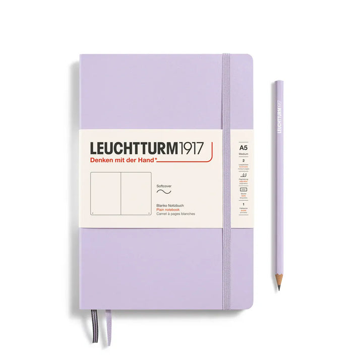 Leuchtturm1917 Paper Blank / Lilac Leuchtturm1917 Notebook Medium (A5) - Softcover