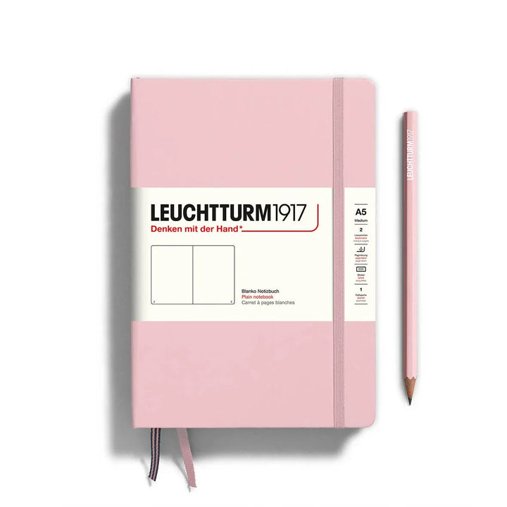 Leuchtturm1917 Paper Blank / Powder Leuchtturm1917 Notebook Medium (A5) - Hardcover