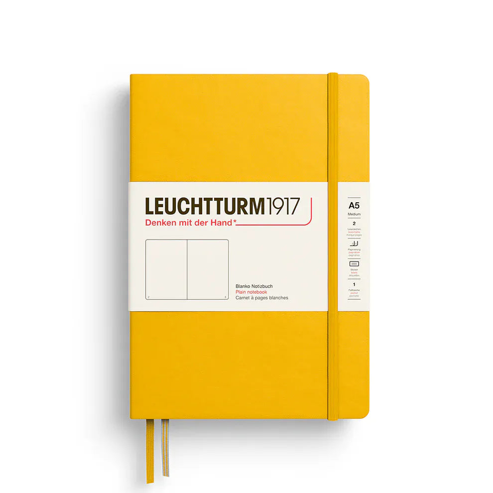 Leuchtturm1917 Paper Blank / Sunflower Leuchtturm1917 Notebook Medium (A5) - Hardcover
